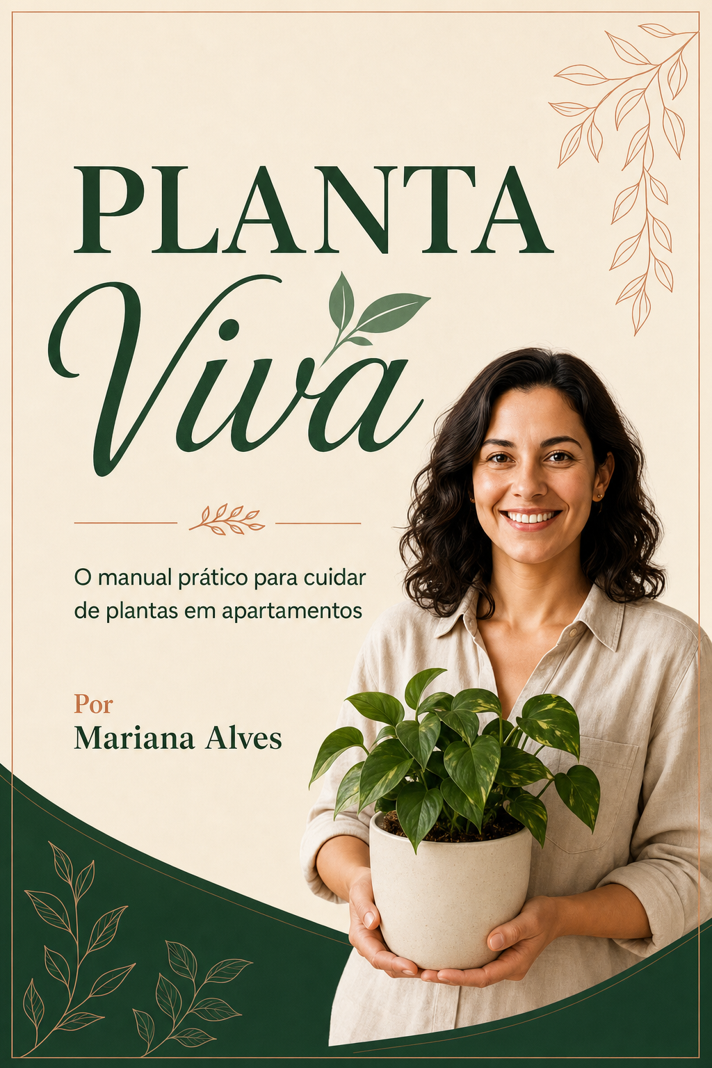 Capa do e-book Planta Viva, por Mariana Alves